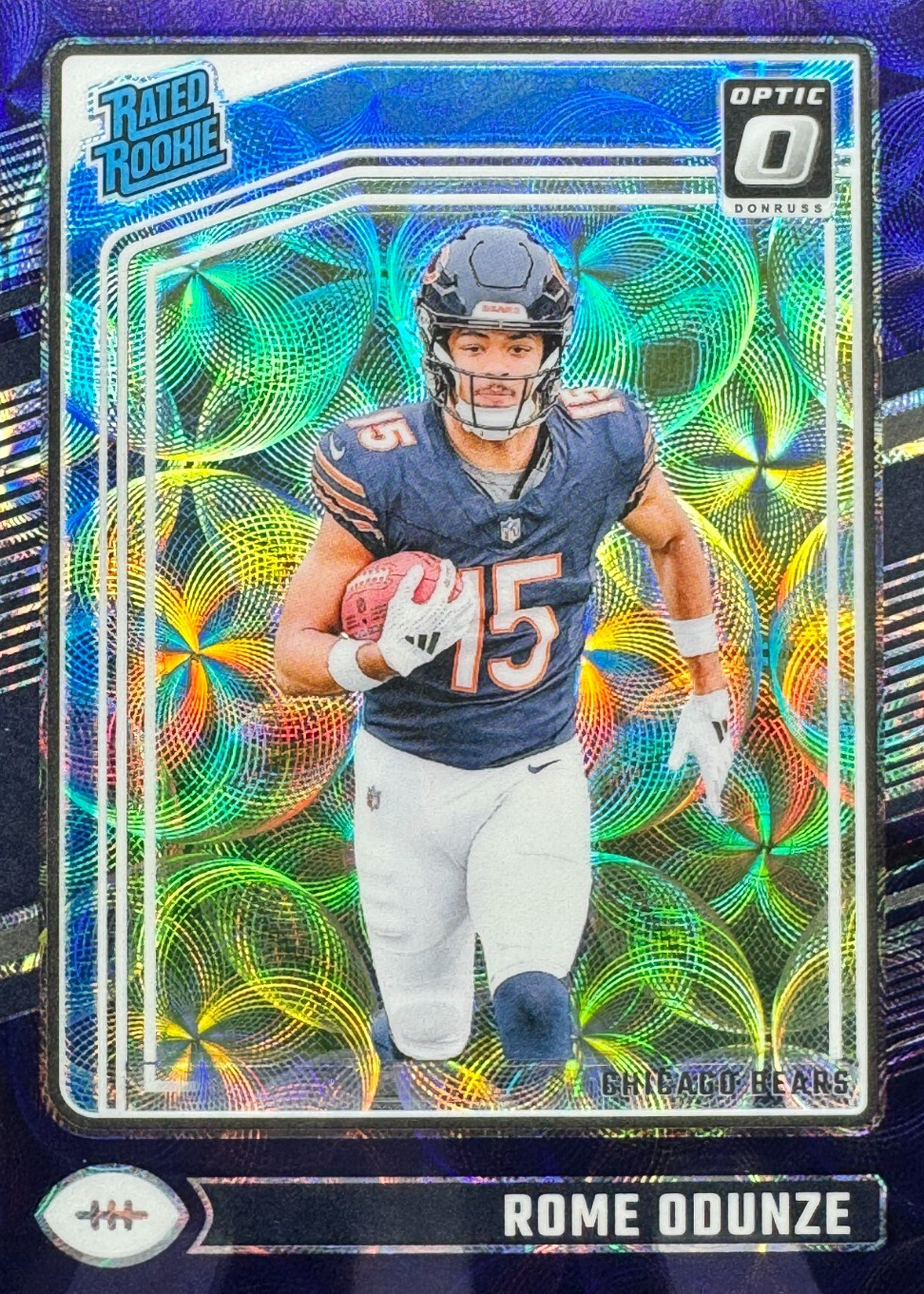 Rome Odunze 2024 Optic #286 Purple Scope Price Guide - Sports Card Investor