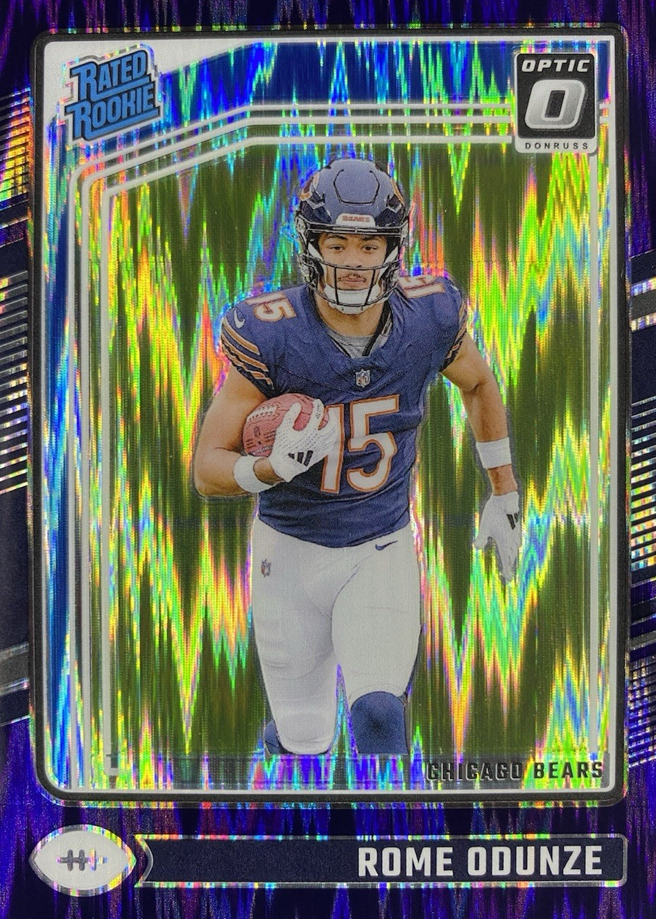 Rome Odunze 2024 Optic #286 Purple Shock Price Guide - Sports Card