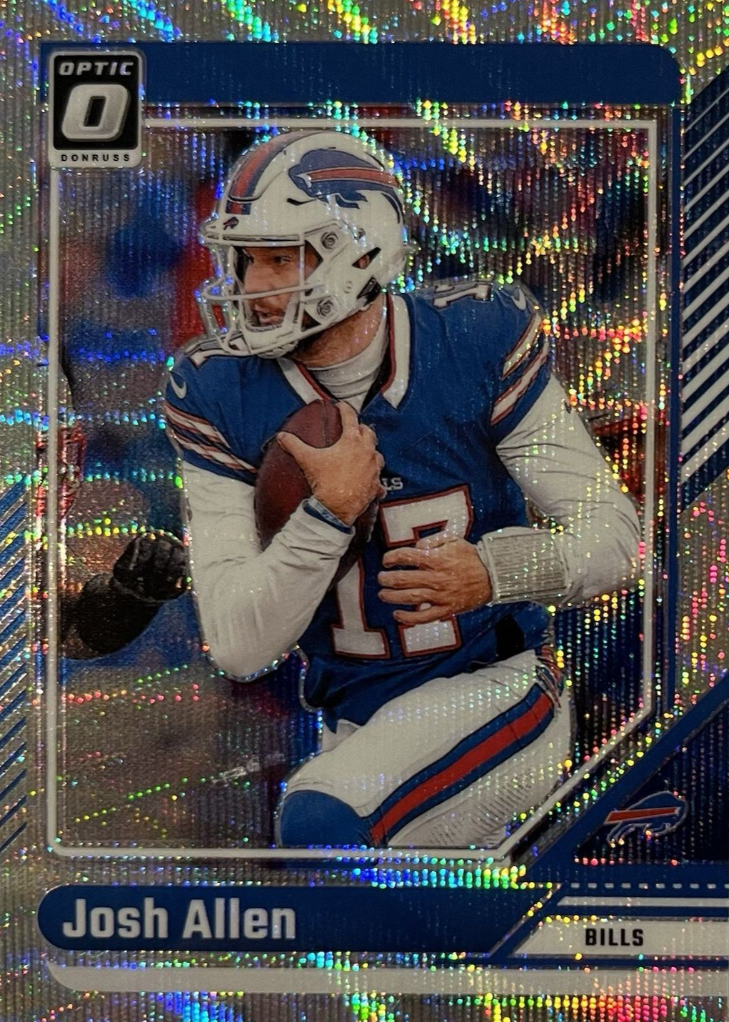 Josh Allen 2024 Optic #19 Wave /300 Price Guide - Sports Card Investor