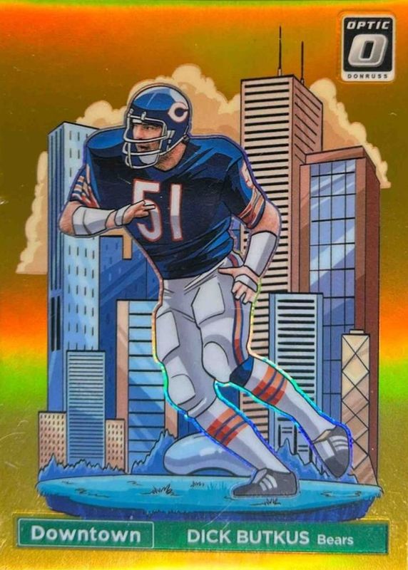 2024 Optic #9 Downtown - Gold /10