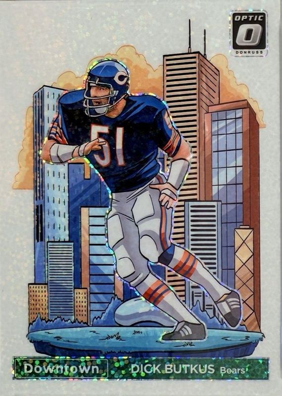 2024 Optic #9 Downtown - White Sparkle /1