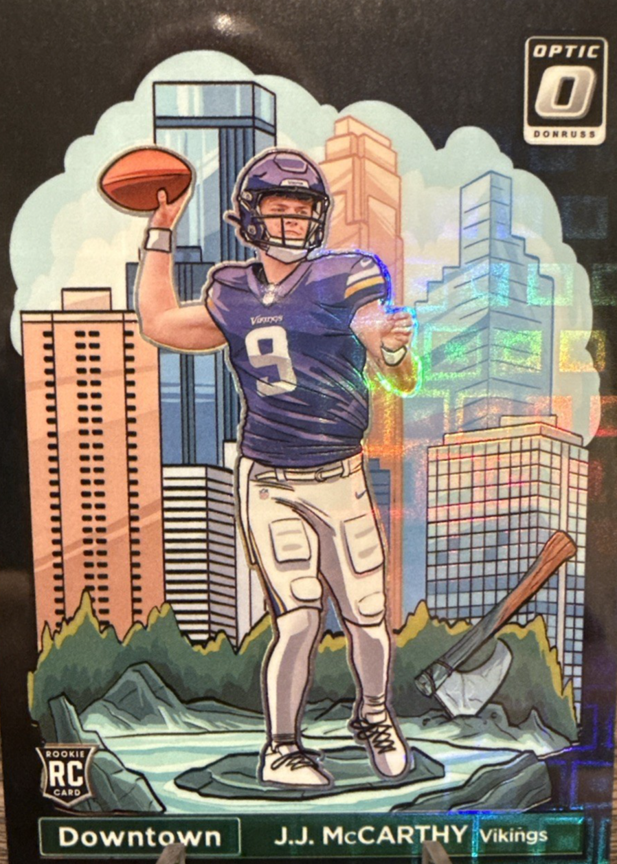 JJ McCarthy 2024 Optic #11 Downtown - Black Pandora /25 Price