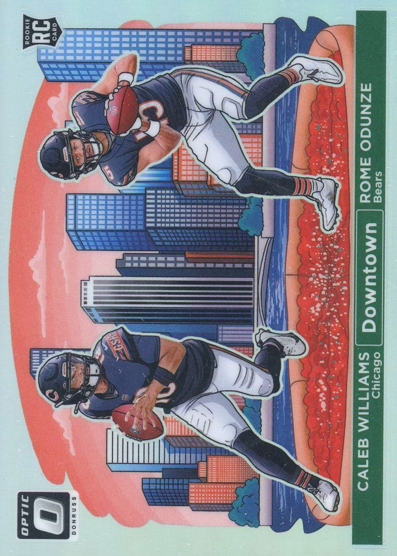 Caleb Williams / Rome Odunze 2024 Optic #10 Downtown Duos /(SSP