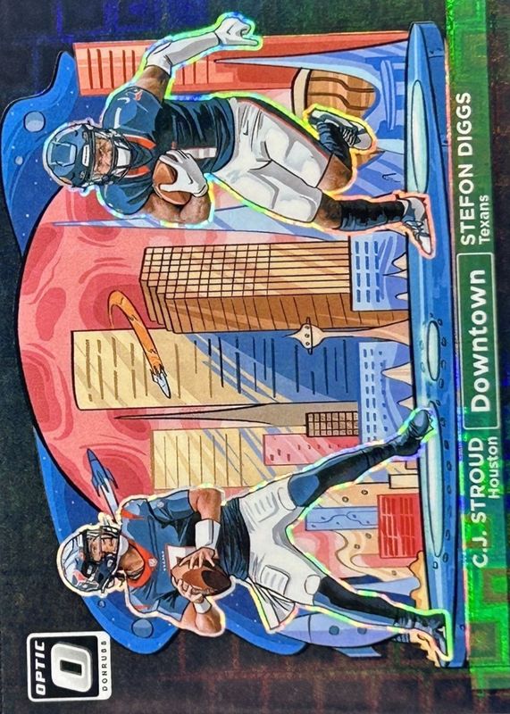 2024 Optic #5 Downtown Duos - Black Pandora /25