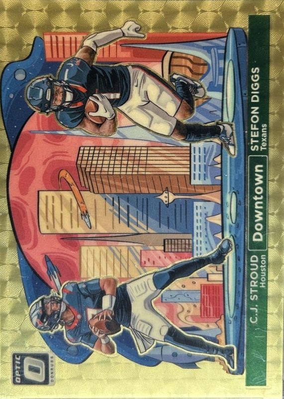 2024 Optic #5 Downtown Duos - Gold Vinyl /1