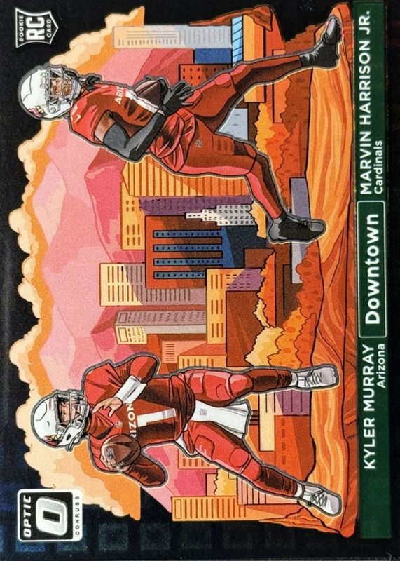 Kyler Murray / Marvin Harrison Jr. 2024 Optic #15 Downtown Duos