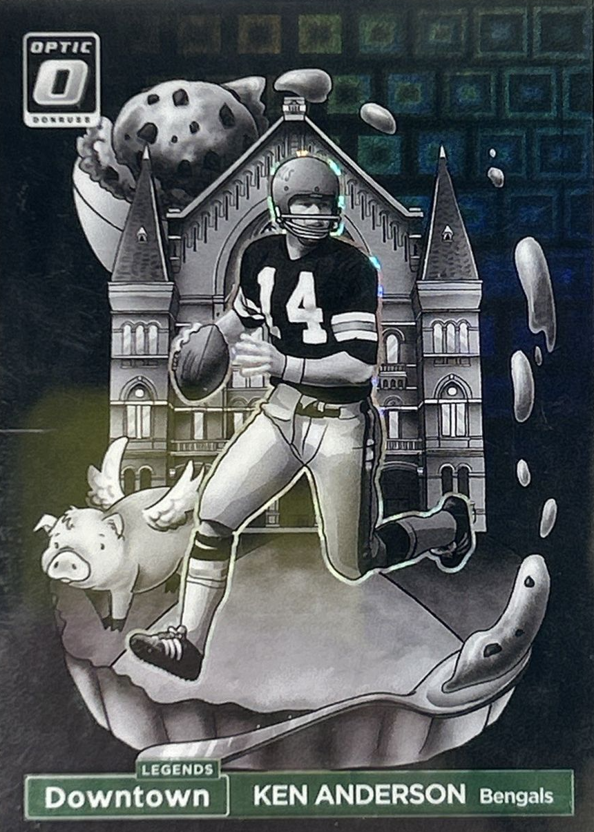 Ken Anderson 2024 Optic #4 Downtown Legends - Black Pandora /25