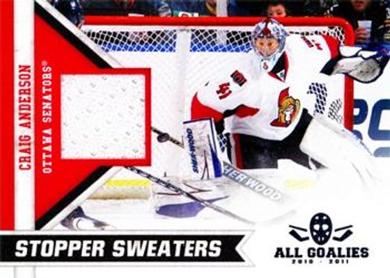 2010 Panini All Goalies #6 Stopper Sweaters