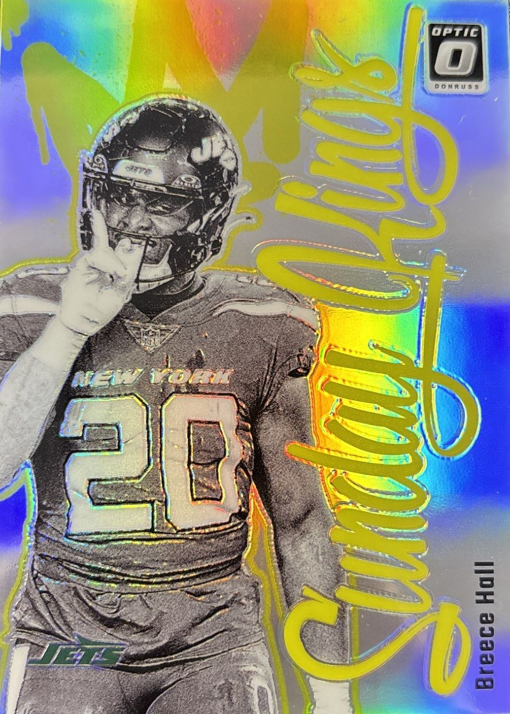 NFL Breece Hall auto 1of1 おまけ付き NFL Breece Hall auto 1of1