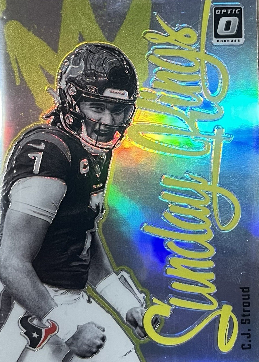 CJ Stroud 2024 Optic #12 Sunday Kings /(SSP) Price Guide