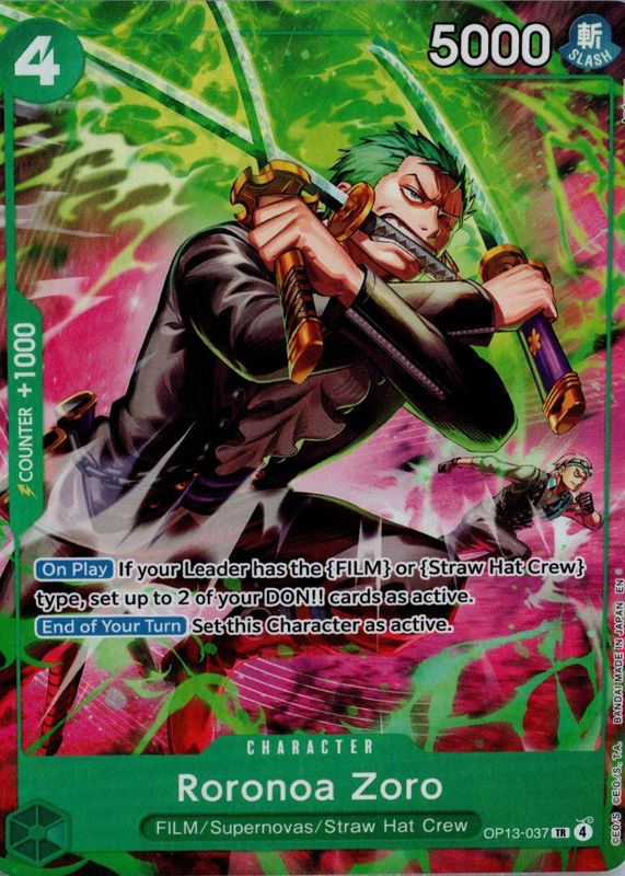 2026 Adventure on Kami's Island #OP13-037 Treasure Rare