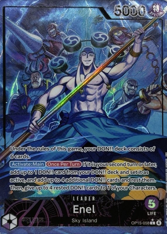 2026 Adventure on Kami's Island #OP15-058 Leader (Alternate Art)