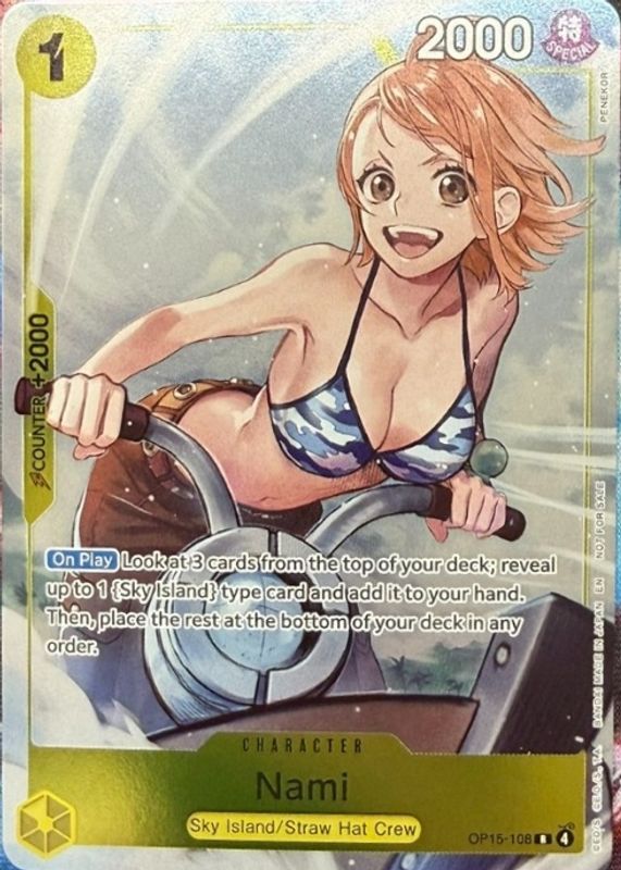 Nami 2026 Adventure on Kami's Island #OP15-108 Foil (Dash Pack) Price Guide  - Sports Card Investor
