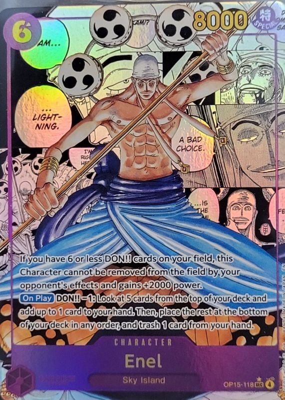 2026 Adventure on Kami's Island #OP15-118 Secret Rare (Manga)