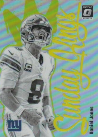 Daniel Jones 2024 Optic #29 Sunday Kings /(SSP) Price Guide