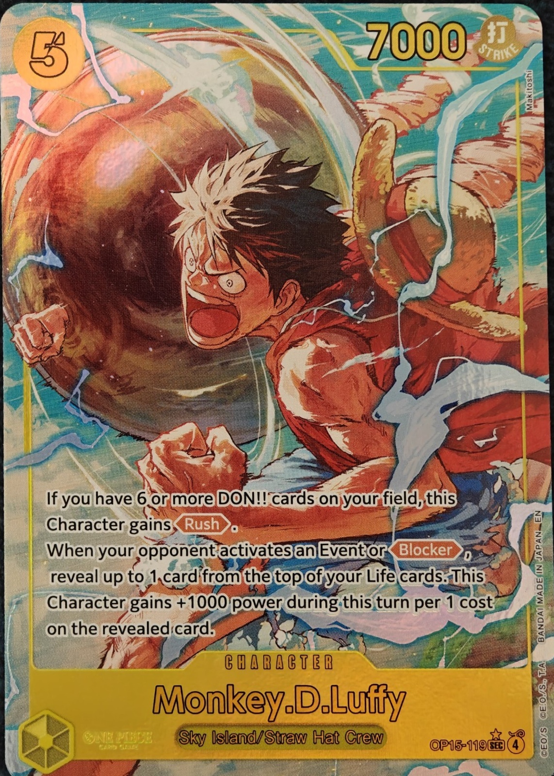 2026 ONE PIECE OP15 MONKEY D. LUFFY、PSA 11011281?ts=1775531485107