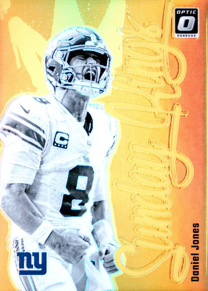 Daniel Jones 2024 Optic #29 Sunday Kings - Gold /10 Price Guide