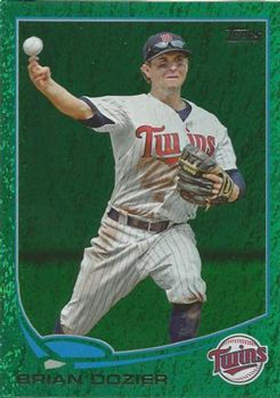 2013 Topps #596 Emerald Foil