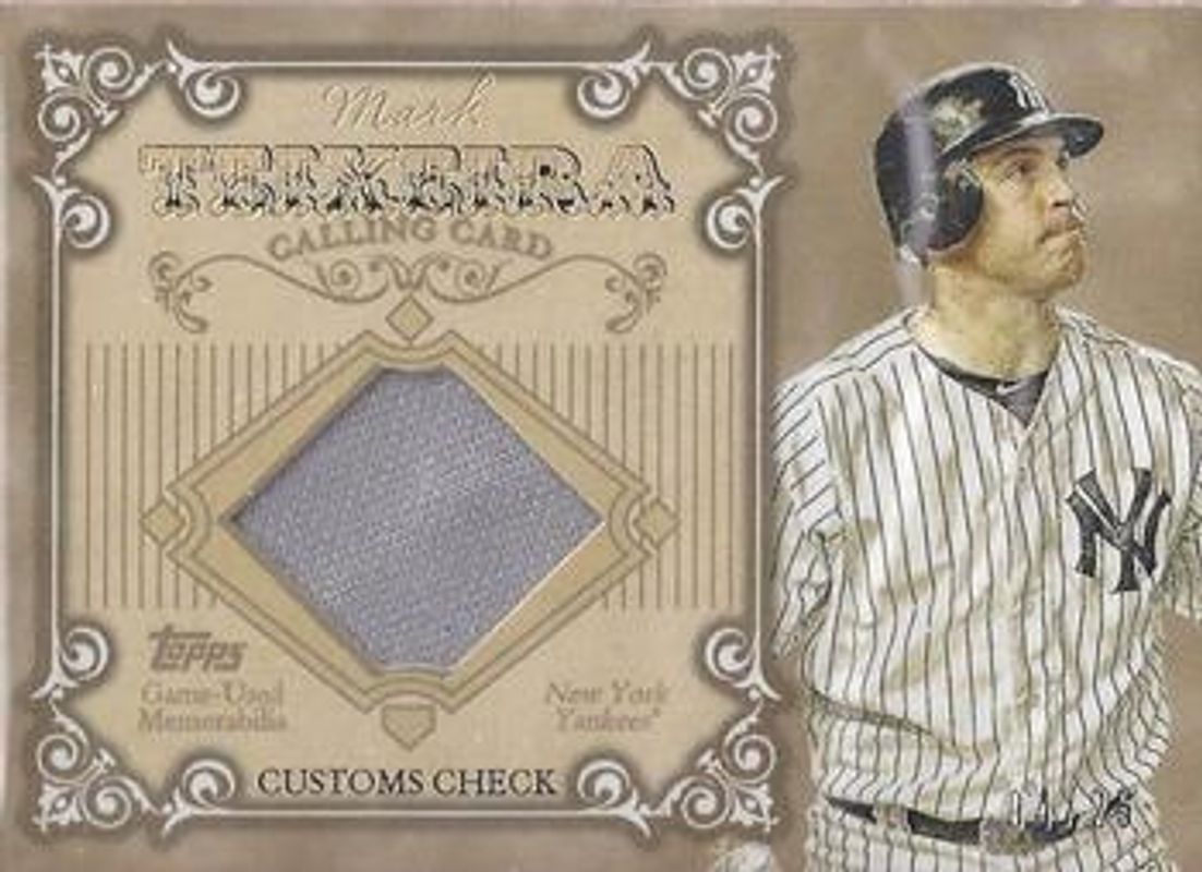 2013 Topps #CCR-MT Calling Cards Relics /25