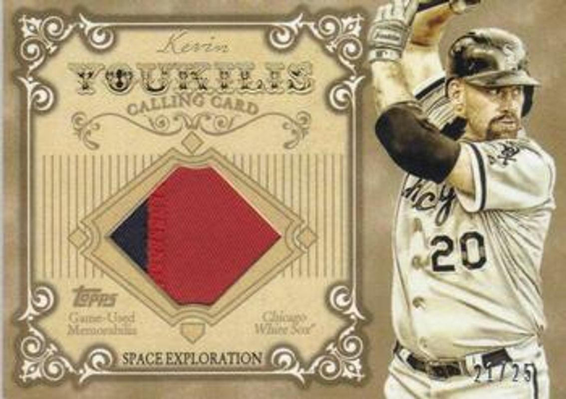 2013 Topps #CCR-KY Calling Cards Relics /25