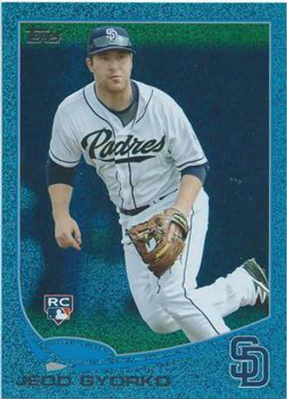 2013 Topps #635 Silver Slate Blue Sparkle