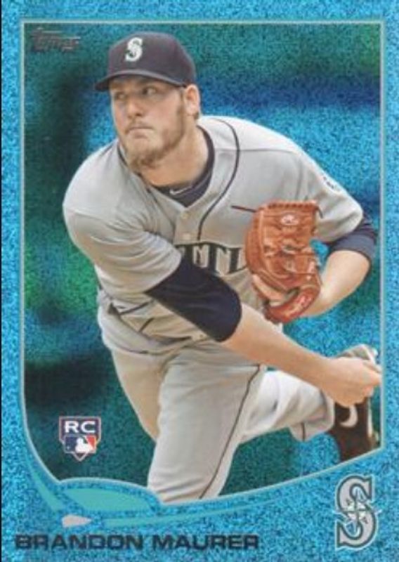 2013 Topps #435 Silver Slate Blue Sparkle