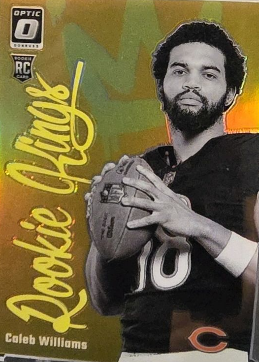 Caleb Williams 2024 Optic #1 Rookie Kings - Gold /10 Price Guide ...