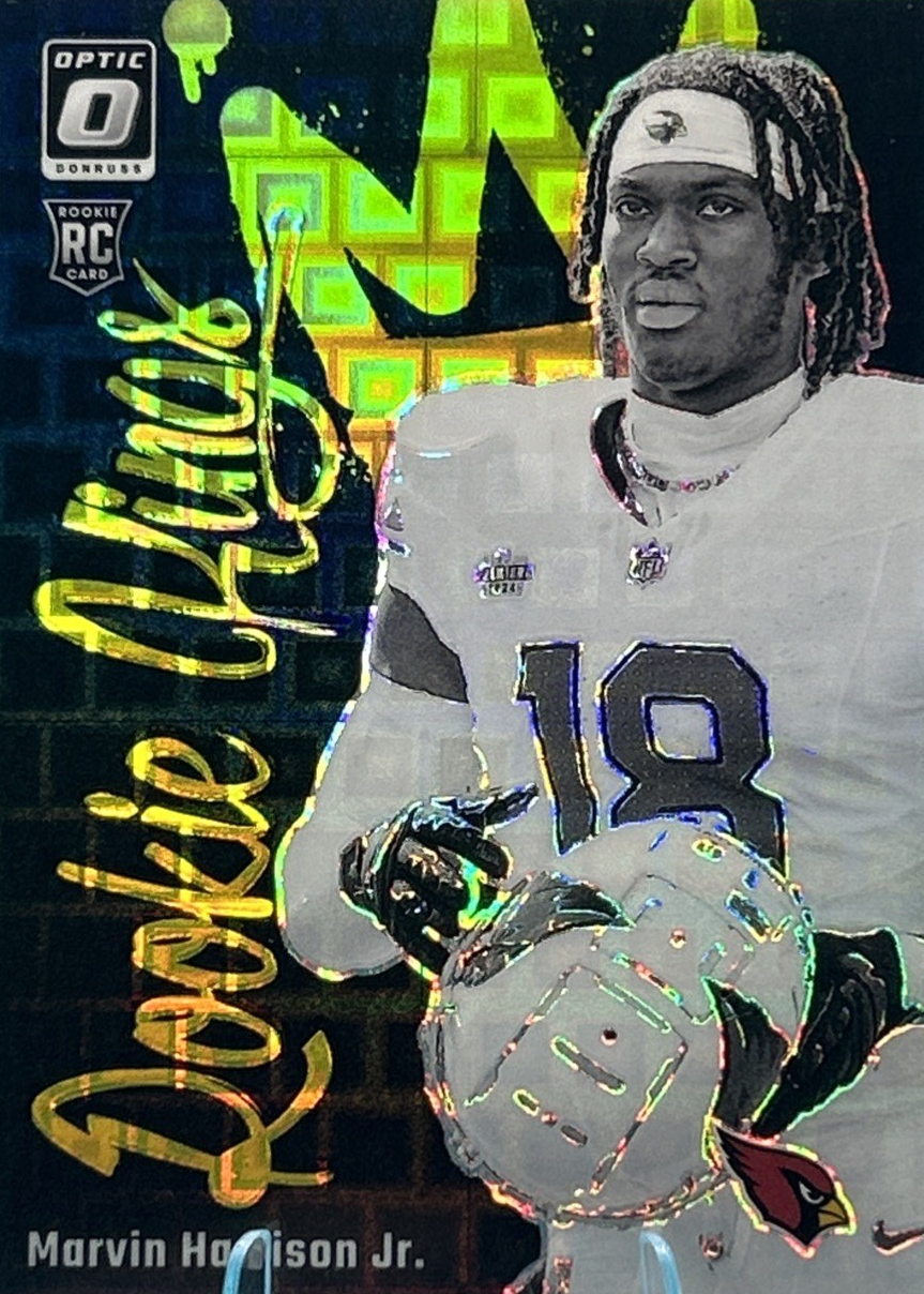 Marvin Harrison Jr. 2024 Optic #4 Rookie Kings - Black