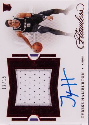 2020 Flawless #FPA-HAL Flawless Patch Autographs - Ruby /15