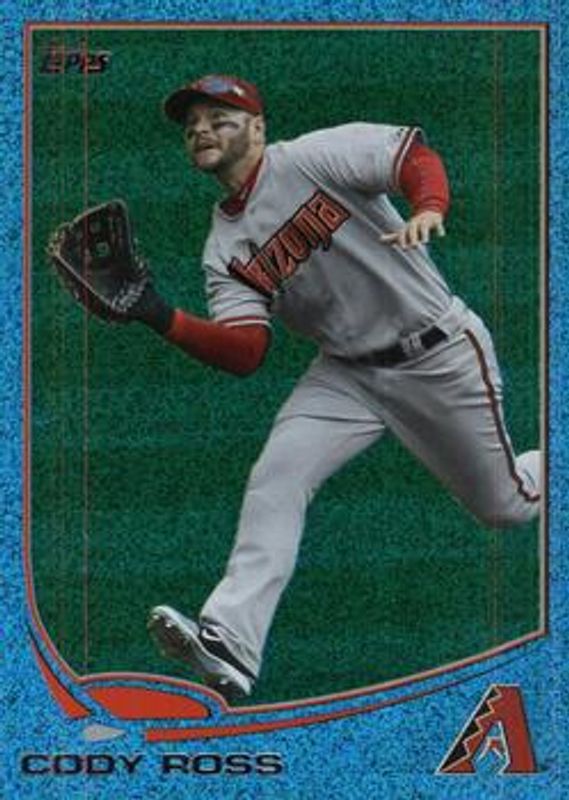2013 Topps #490 Silver Slate Blue Sparkle