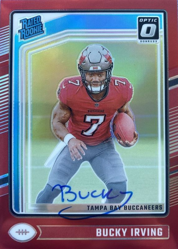 2024 Optic #216 Rated Rookie Autographs - Red /75
