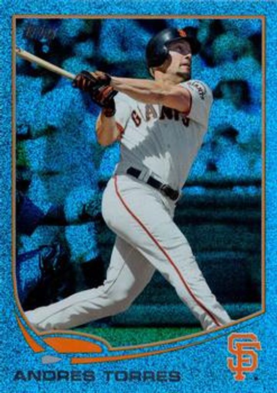 2013 Topps #393 Silver Slate Blue Sparkle