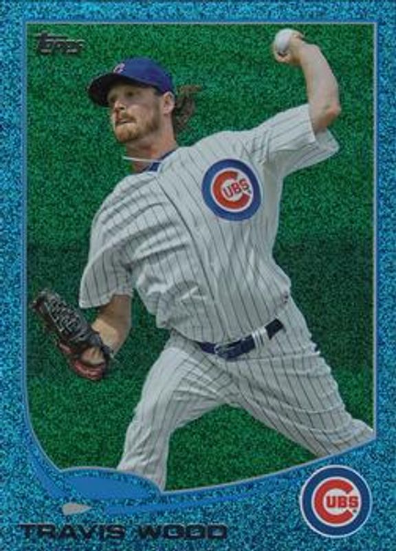 2013 Topps #391 Silver Slate Blue Sparkle