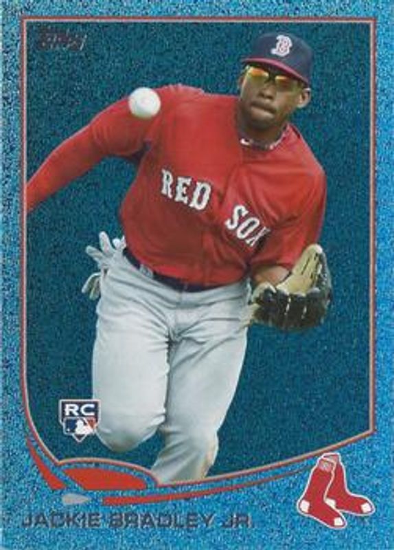 2013 Topps #382 Silver Slate Blue Sparkle