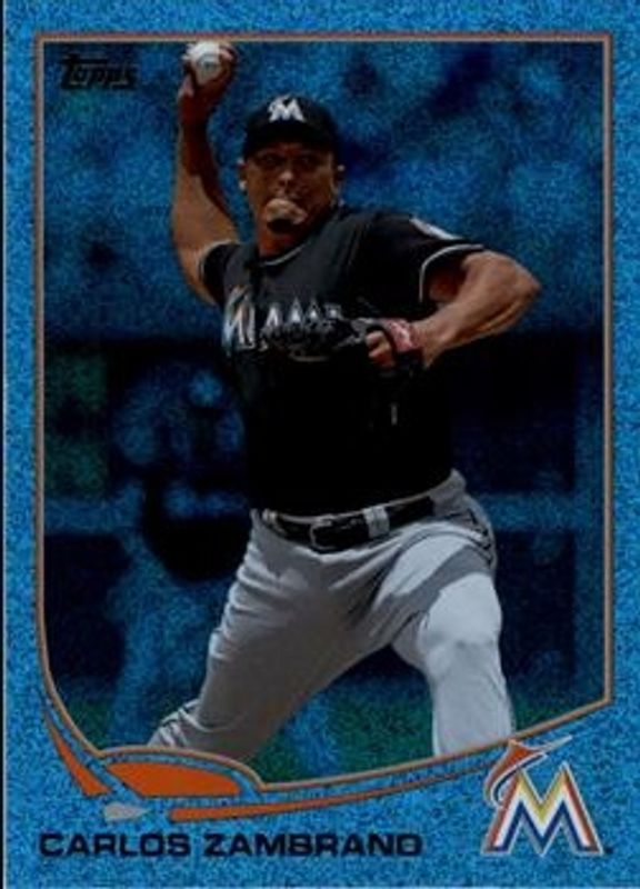 2013 Topps #238 Silver Slate Blue Sparkle