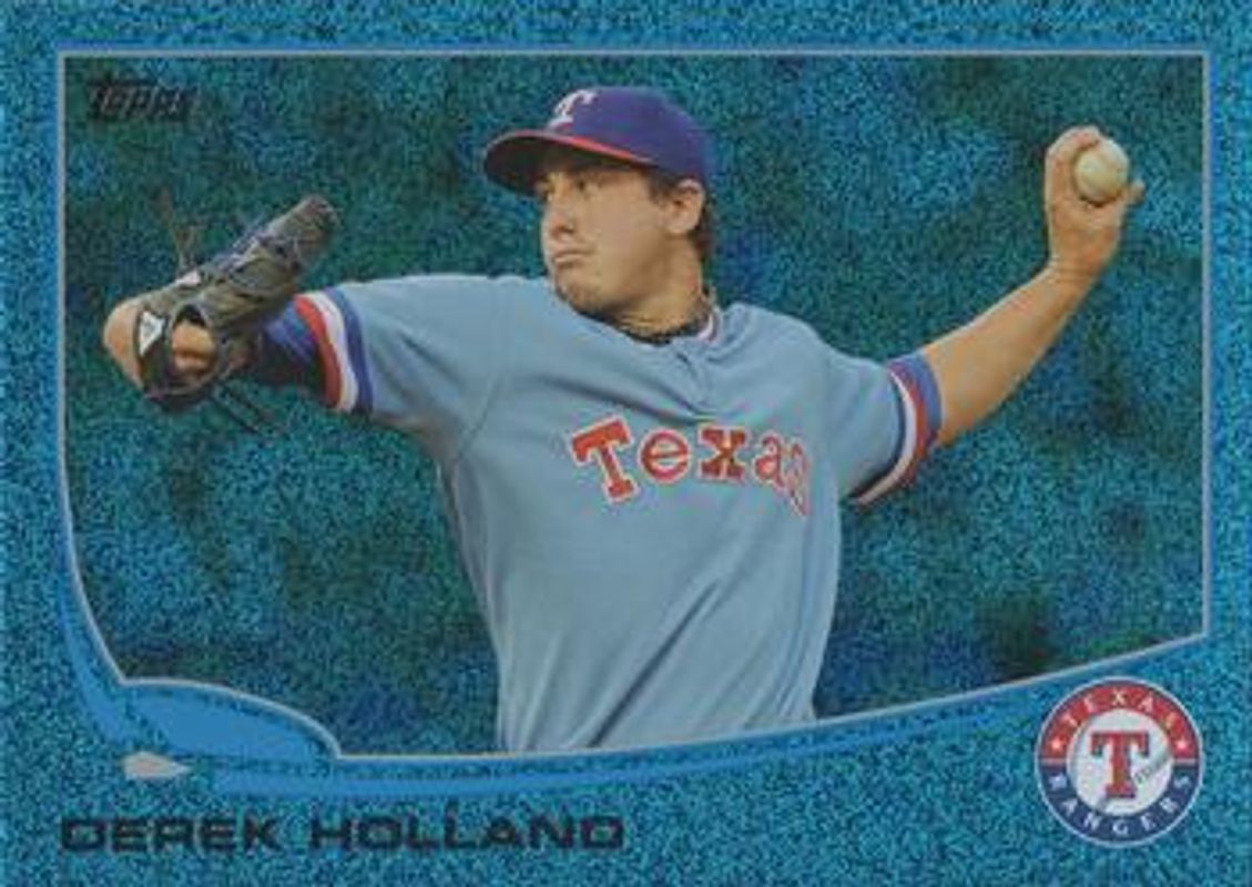 2013 Topps #591 Silver Slate Blue Sparkle