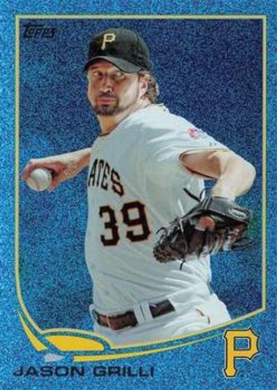 2013 Topps #174 Silver Slate Blue Sparkle