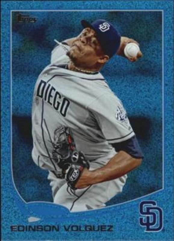 2013 Topps #137 Silver Slate Blue Sparkle