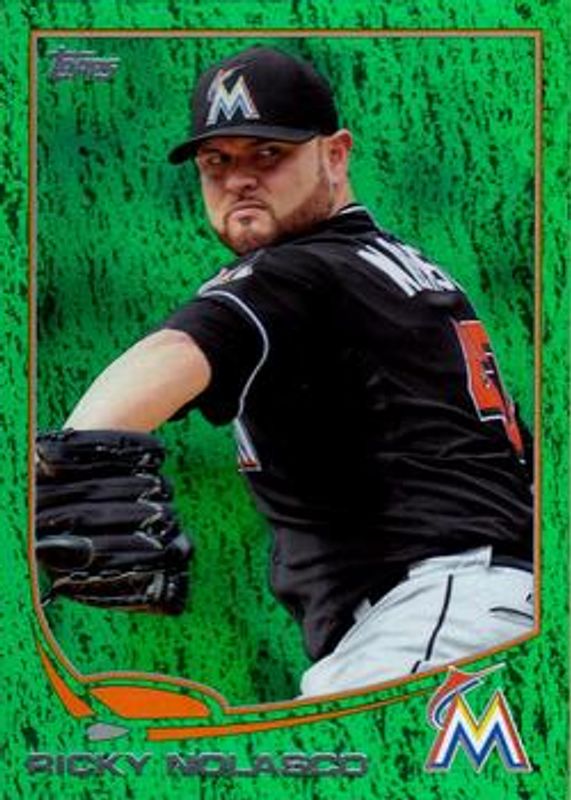 2013 Topps #608 Emerald Foil