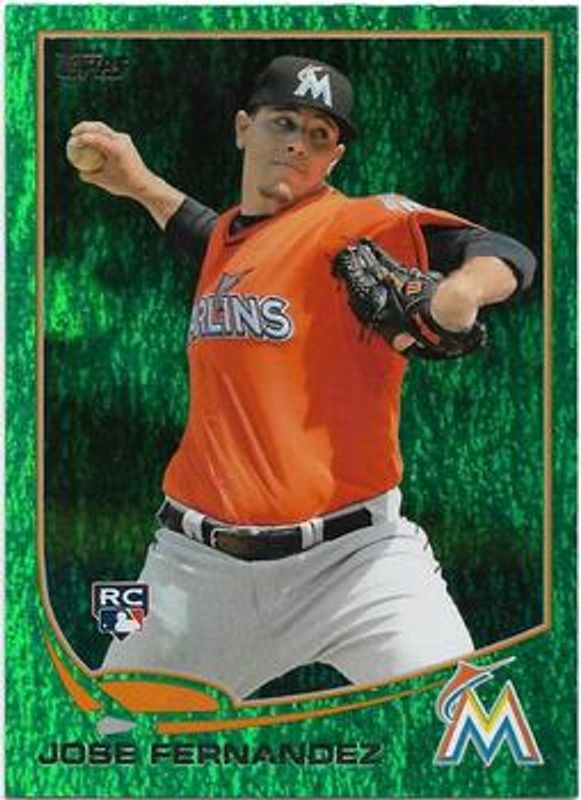 2013 Topps #589 Emerald Foil