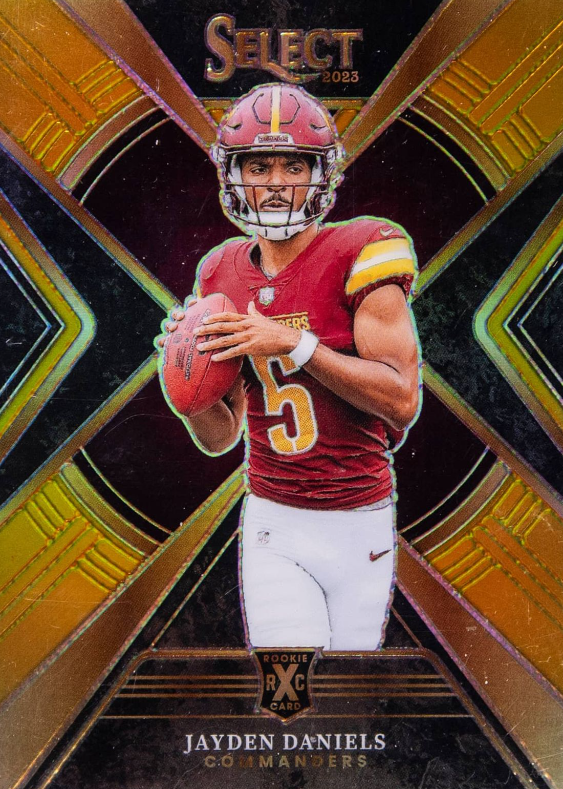 Jayden Daniels 2023 Select #502 XRC Prizm - Gold /10 Price Guide