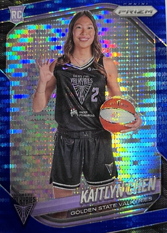 2025 Prizm WNBA #143 Rookie Variation - Blue Pulsar /199