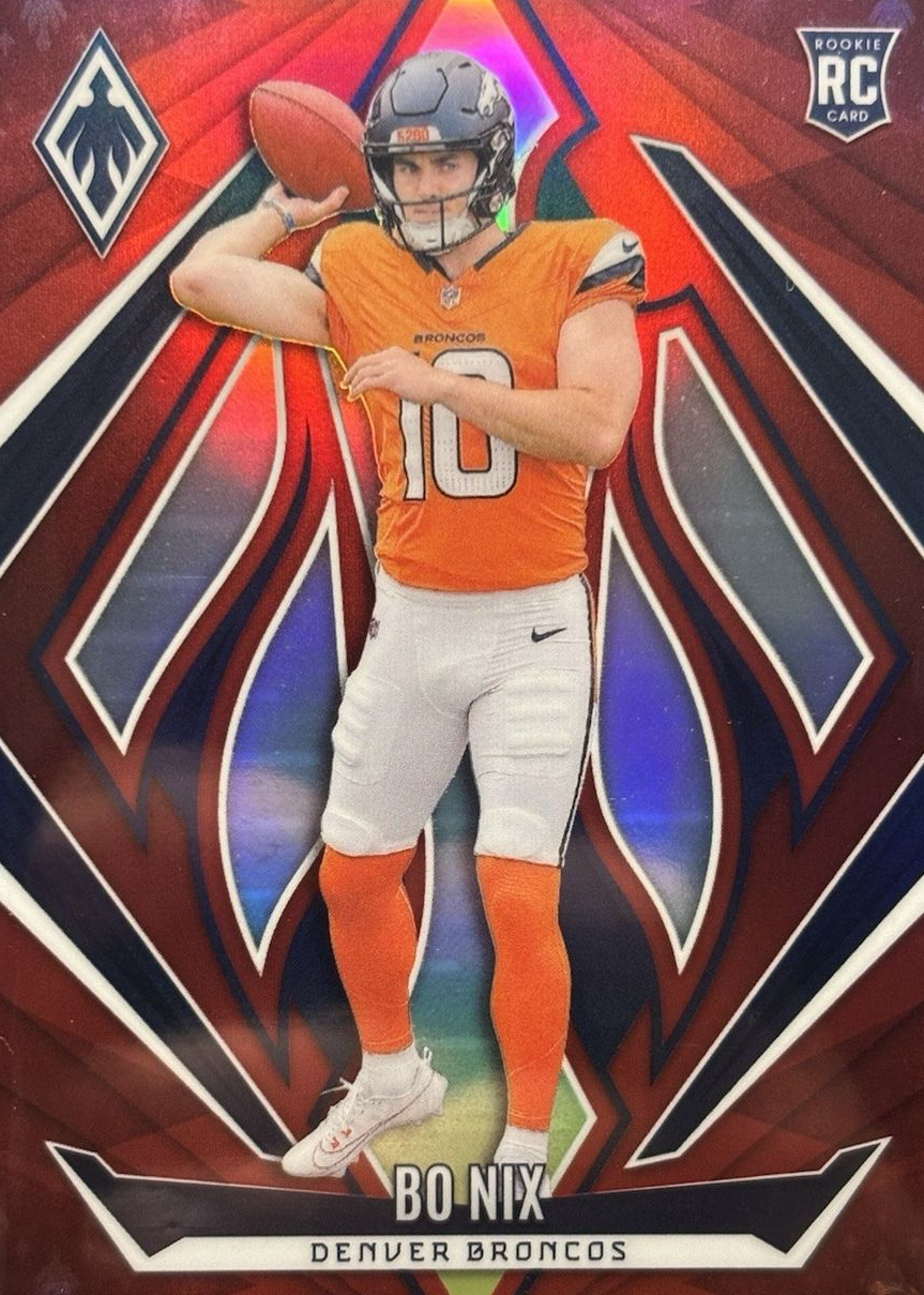 Bo Nix 2024 Phoenix #159 Red /99 Price Guide - Sports Card Investor