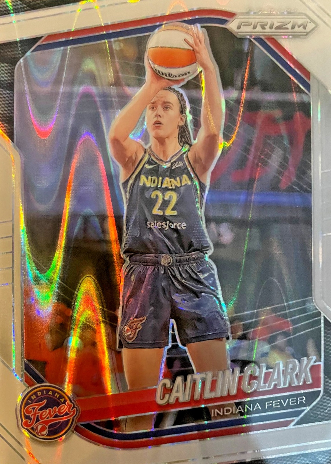 Caitlin Clark 2025 Prizm WNBA #22 White Seismic Price Guide