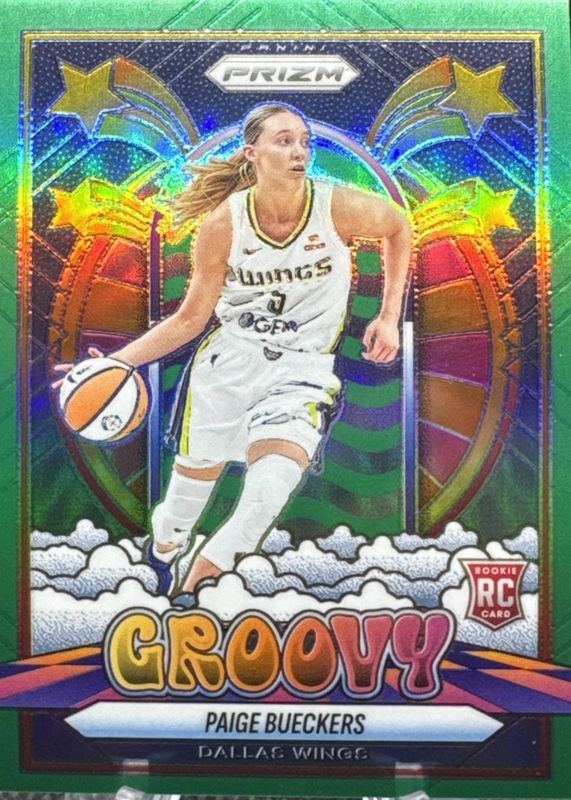 2025 Prizm WNBA #12 Groovy - Green