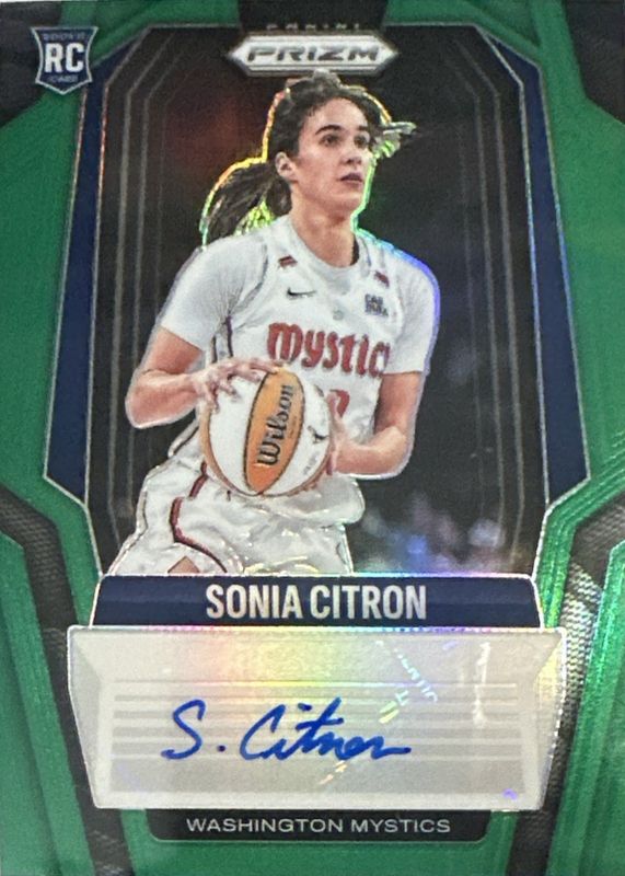 2025 Prizm WNBA #SG-SC Signatures - Green