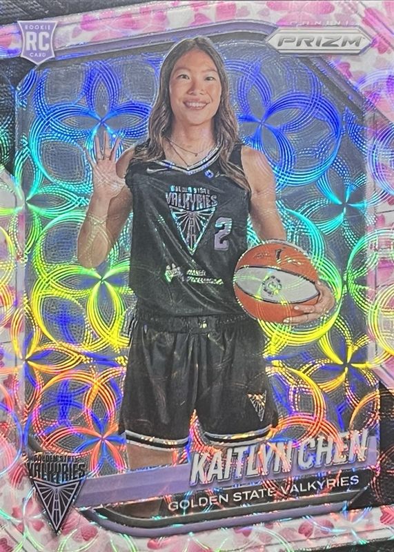 2025 Prizm WNBA #143 Rookie Variation - Cherry Blossom FOTL /20