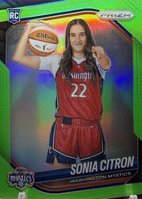 2025 Prizm WNBA #148 Rookie Variation - Lime Green /225