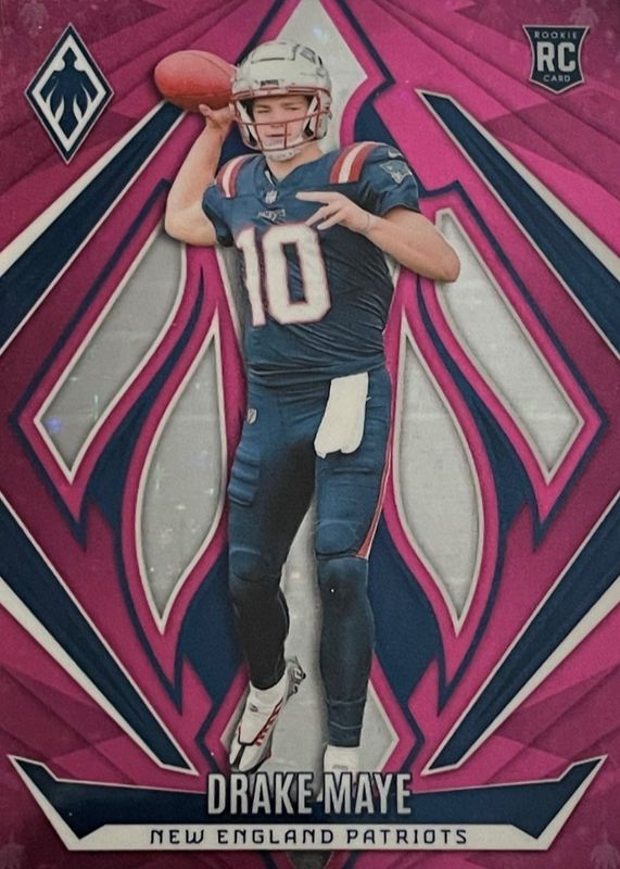 Drake Maye 2024 Phoenix #179 Pink Stars /8 Rookie RAW