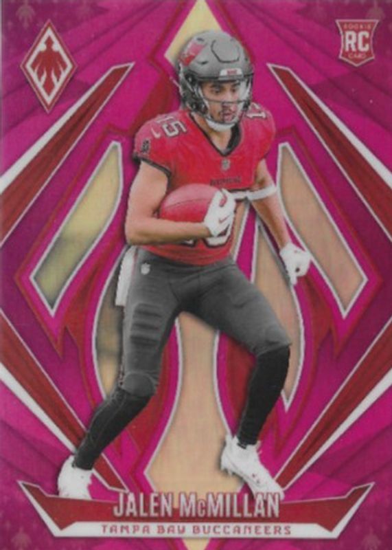 Jalen McMillan 2024 Phoenix #189 Pink /40 Rookie RAW